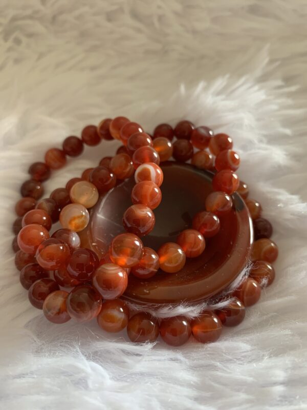 Carnelian Bracelet strengh, bravery, courage