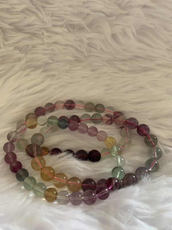 Flourite Bracelet clearing of negative energy