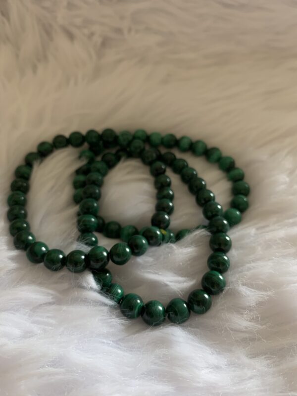 Malachite Bracelet absorbs negative energies, deep cleansing