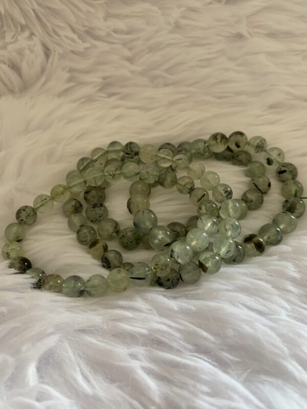 Prehnite Bracelet heals the healer and uncondional love